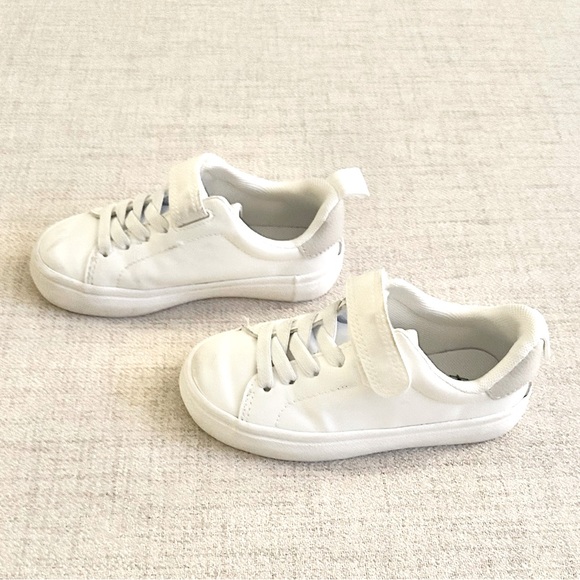 H&M Toddler Boys White Sneakers Size 10 - Picture 4 of 6